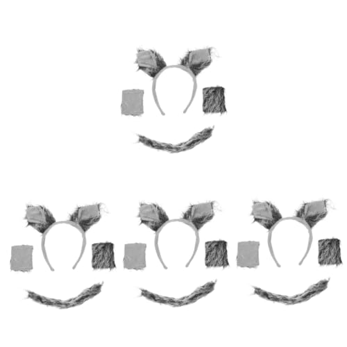 minkissy 4 Sätze Wolf-Cosplay-Requisiten Werwolf Tierhandschuhe Ohren UPS Tierschwanz -Requisiten Wolf Kostüm Requisiten für Tierkostüme Wolfshandschuhe Plüsch minkissy 4 Sätze Wolf-Cosplay-Requisiten Werwolf Tierhandschuhe Ohren UPS Tierschwanz -Requisiten Wolf Kostüm Requisiten für Tierkostüme Wolfshandschuhe Plüsch von minkissy