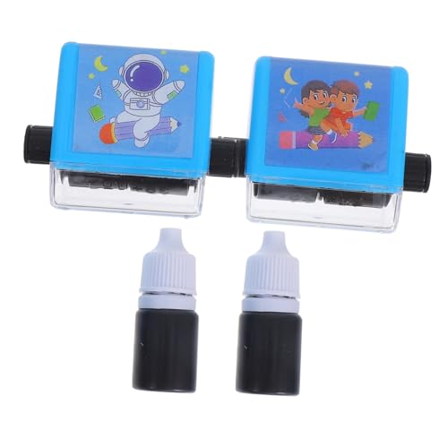 minkissy 4 Satz Teiliges Mathe Roller Stempel für Verstellbar für Addition und Multiplikation Handlich und Tragbar Reibungslose Rollmechanik für Vorschule Kindergarten und Homeschooling von minkissy
