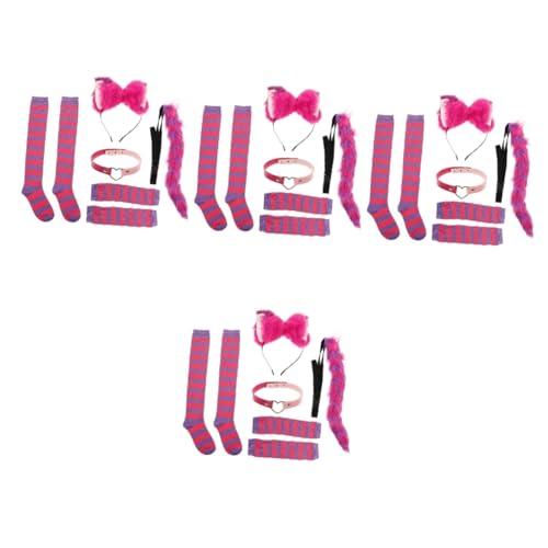 minkissy 4 Sets Katzenohren Stirnband Kinderschwanz Weiches Kostüm Kleideranhänger Katzenohren Haarschmuck Kragendekor Cosplay Stirnband Cosplay Zubehör Dekorativer Kragen minkissy 4 Sets Katzenohren Stirnband Kinderschwanz Weiches Kostüm Kleideranhänger Katzenohren Haarschmuck Kragendekor Cosplay Stirnband Cosplay Zubehör Dekorativer Kragen von minkissy