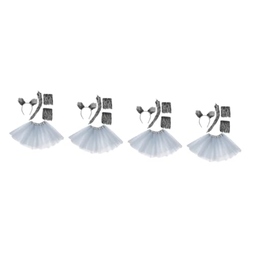 minkissy 4 Sets Tier Stirnband Kostüm Wolfskostüm Für Cosplay Party Kostüm Requisite Wolfskopf Ohren Tierschwanz Tutu Rock Party Stirnband Realistische Graue Handschuhe Cosplay minkissy 4 Sets Tier Stirnband Kostüm Wolfskostüm Für Cosplay Party Kostüm Requisite Wolfskopf Ohren Tierschwanz Tutu Rock Party Stirnband Realistische Graue Handschuhe Cosplay von minkissy