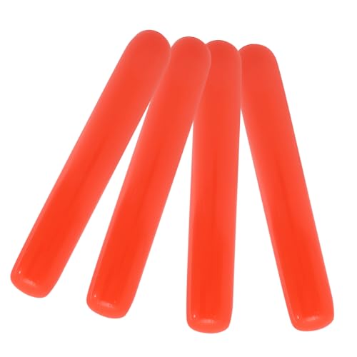 minkissy 4 Stück Aufblasbare Jubelstöcke PVC Geräuschmacher für Sportveranstaltungen Fußball Basketball Party Zubehör Langlebig und Laut für Indoor Outdoor Aktivitäten von minkissy