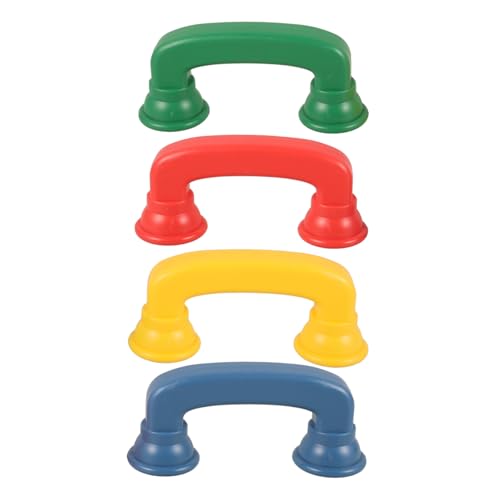 minkissy 4 Stück Flüstertelefone Pädagogisches für Kleinkinder Farbige Whisper Phones für Kreative Lernspiele Fördert Feinmotorik und Sprachfähigkeiten von minkissy