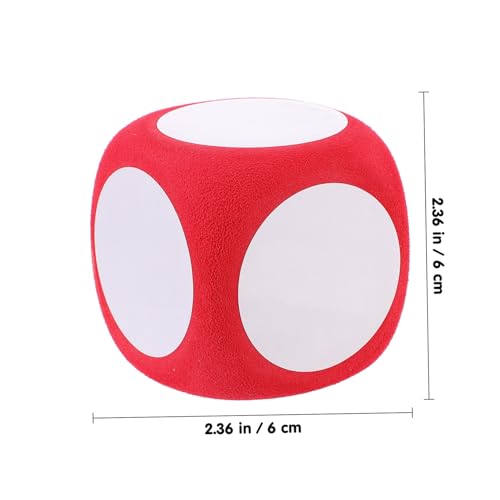 minkissy 4 Stück Große Beschreibbare Schaumstoffwürfel Leichte DIY Würfel für Spiele Unterricht Kreative Lernhilfen Abwischbar Vielseitig Einsetzbar Rote Blankowürfel minkissy 4 Stück Große Beschreibbare Schaumstoffwürfel Leichte DIY Würfel für Spiele Unterricht Kreative Lernhilfen Abwischbar Vielseitig Einsetzbar Rote Blankowürfel von minkissy