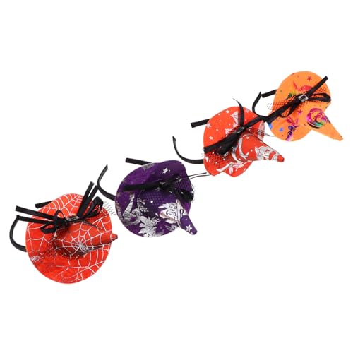minkissy 4 Stück Halloween Haarreifen mit Kreativen Hexenhut Dekorationen Langlebig und Vielseitig für Karneval Cosplay und Party Unisex Haarschmuck für Besondere Halloween Looks minkissy 4 Stück Halloween Haarreifen mit Kreativen Hexenhut Dekorationen Langlebig und Vielseitig für Karneval Cosplay und Party Unisex Haarschmuck für Besondere Halloween Looks von minkissy