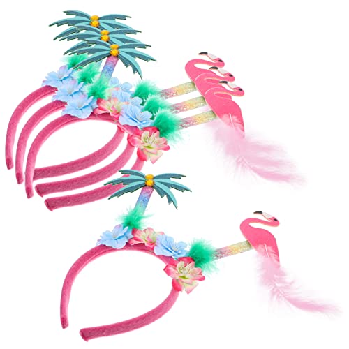 minkissy 4 Stück Hawaiian Flamingo Haarband Teiliges Leichtes Kopfband für Strandpartys Hochwertiger Haarschmuck für Frauen für Cosplay und Festliche Anlässe minkissy 4 Stück Hawaiian Flamingo Haarband Teiliges Leichtes Kopfband für Strandpartys Hochwertiger Haarschmuck für Frauen für Cosplay und Festliche Anlässe von minkissy