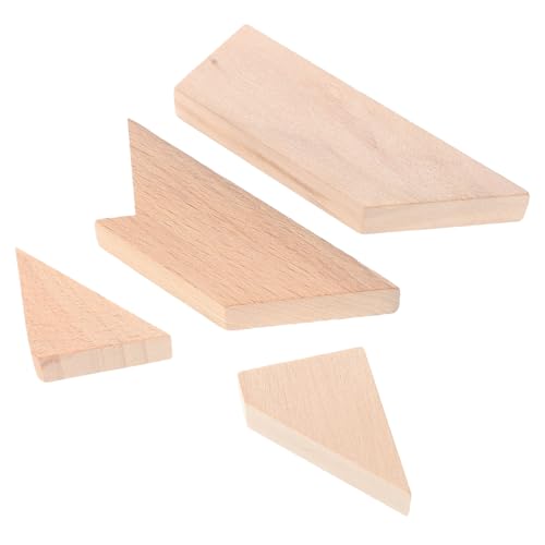 minkissy 4 Stück Holz T Puzzle Teiliges Denkspielzeug Intelligente Holzbausteine für Erwachsene Design für Logisches und Familienaktivitäten Khaki minkissy 4 Stück Holz T Puzzle Teiliges Denkspielzeug Intelligente Holzbausteine für Erwachsene Design für Logisches und Familienaktivitäten Khaki von minkissy