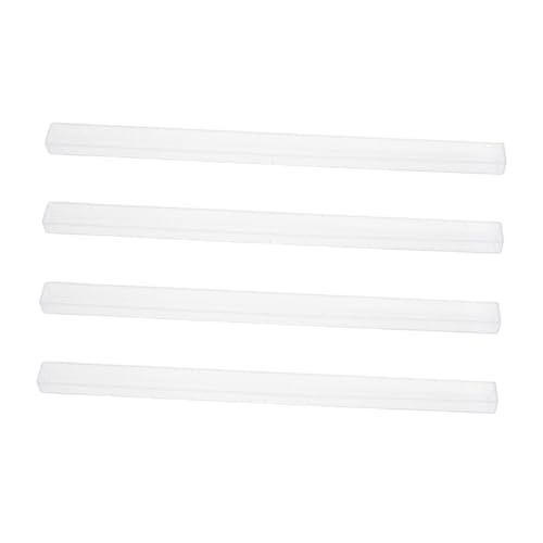 minkissy 4 Stück Mini Mahjong Rack U förmige Acryl Domino Halter Tragbare Mahjong Fliesen Ständer Stabiler Spielhalter Für Mexican Train Domino Spiele von minkissy