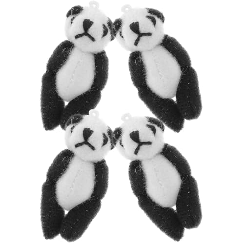 minkissy 4 Stück Mini Panda Plüschspielzeug Süße Panda Dolls für Gefüllt mit Kreative Dekoration für Familie und Freunde minkissy 4 Stück Mini Panda Plüschspielzeug Süße Panda Dolls für Gefüllt mit Kreative Dekoration für Familie und Freunde von minkissy