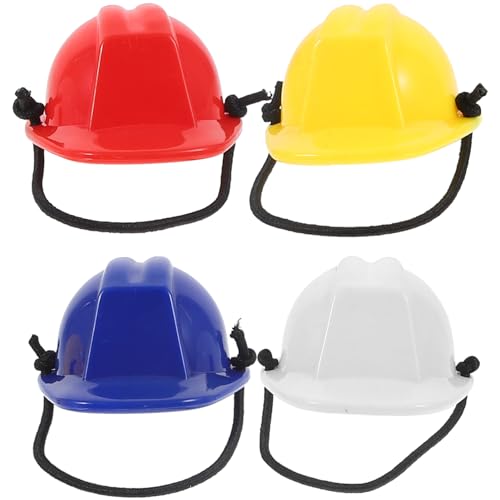 minkissy 4 Stück Mini Sicherheitshelm für Haustiere Bärtiger Helm mit Seil Mini Bauhelm für Kleine Tiere für Eidechsen Dekorativer Kopfschutz Farblich Gemischt Zufällige minkissy 4 Stück Mini Sicherheitshelm für Haustiere Bärtiger Helm mit Seil Mini Bauhelm für Kleine Tiere für Eidechsen Dekorativer Kopfschutz Farblich Gemischt Zufällige von minkissy