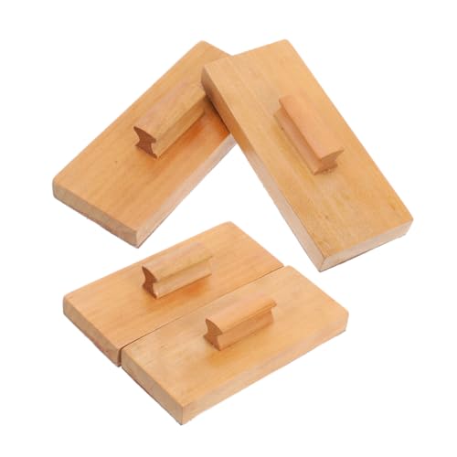 minkissy 4 Stück Percussion Instrument Hand Augen Koordination Einzigartiger für Musikalisches Lernen und Spielspaß von minkissy