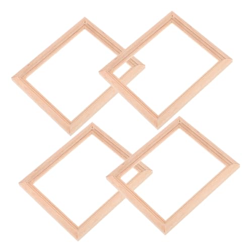 minkissy 4 Stück Puppenhaus Dekoration Praktischer Aufbewahrungsschrank für DIY Projekte und Sammler von minkissy