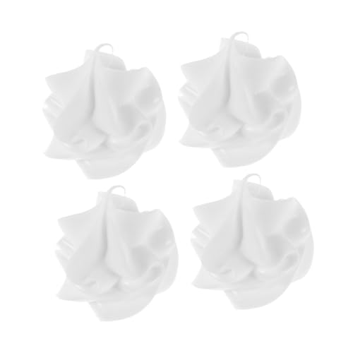 minkissy 4 Stück Realistische Fake Eiscreme Kugeln Künstliche Eiscreme Dekoration für DIY Bastelprojekte Partys und Fotorequisiten Fadensichere Lebensechte für Feiern und Dessert Dekoration von minkissy