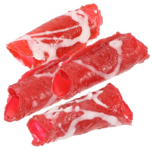 minkissy 4 Stück Realistisches Fake Meat Roll Langlebiges PVC Modell Lebensnahe Nachbildung für Fotografie Requisiten Küchen Restaurantdeko Pädagogisches Lernspielzeug minkissy 4 Stück Realistisches Fake Meat Roll Langlebiges PVC Modell Lebensnahe Nachbildung für Fotografie Requisiten Küchen Restaurantdeko Pädagogisches Lernspielzeug von minkissy