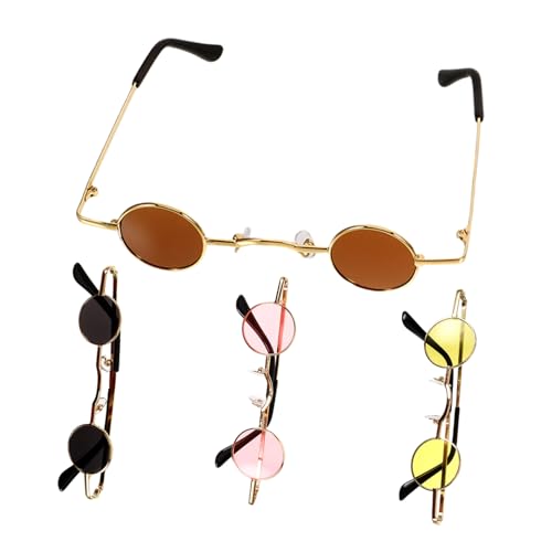 minkissy 4 Stück Runde Sonnenbrille Für Damen Rahmen Sonnenbrillen Männer Punk Klein Runde Retro-sonnenbrille Retro -brille Party Kreisförmig Gläser Rave Runden Metall minkissy 4 Stück Runde Sonnenbrille Für Damen Rahmen Sonnenbrillen Männer Punk Klein Runde Retro-sonnenbrille Retro -brille Party Kreisförmig Gläser Rave Runden Metall von minkissy
