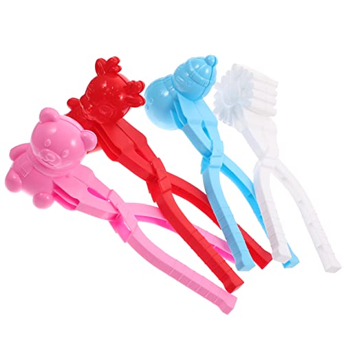 minkissy 4 Stück Schneeballzangen Teilig Tragbare Schneeformer mit Glatter Oberfläche Sicheres Outdoor für Jungen Ab Jahren für Schneeballschlachten und minkissy 4 Stück Schneeballzangen Teilig Tragbare Schneeformer mit Glatter Oberfläche Sicheres Outdoor für Jungen Ab Jahren für Schneeballschlachten und von minkissy