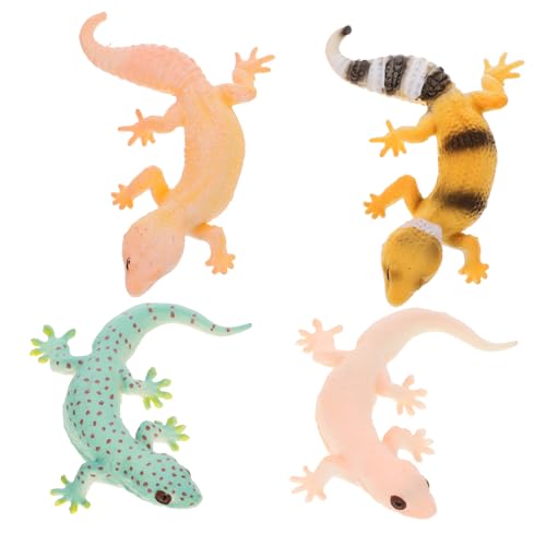 minkissy 4 Stück Simulation Eidechsen Spielfiguren Realistische Reptilien Modelle mit Glatten Kanten Pädagogisches Tier für Fördert Fantasie und Gemeinsames minkissy 4 Stück Simulation Eidechsen Spielfiguren Realistische Reptilien Modelle mit Glatten Kanten Pädagogisches Tier für Fördert Fantasie und Gemeinsames von minkissy
