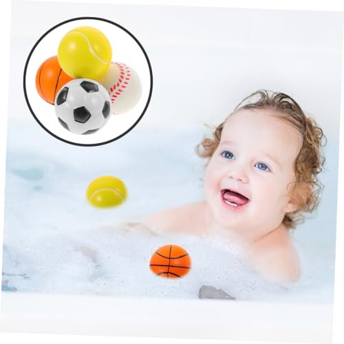 minkissy 4 Stück Teiliges Badespielzeug Weiche Flexible Bälle aus Sicherem Polyurethan Schwimmfähig als Badewannen für Junge Mädchen und Kleinkinder Leicht zu Reinigen Komfortabel und minkissy 4 Stück Teiliges Badespielzeug Weiche Flexible Bälle aus Sicherem Polyurethan Schwimmfähig als Badewannen für Junge Mädchen und Kleinkinder Leicht zu Reinigen Komfortabel und von minkissy