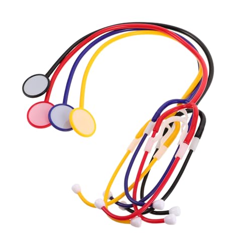minkissy 4stücke Spielzeug-arztinstrument Für Junge Mädchen Aus Kunststoff Kompakt Und Leicht Für Kleine Hände Für Arzt-Rollenspiele Und Früherziehung Mit DIY-Funktion Zum von minkissy