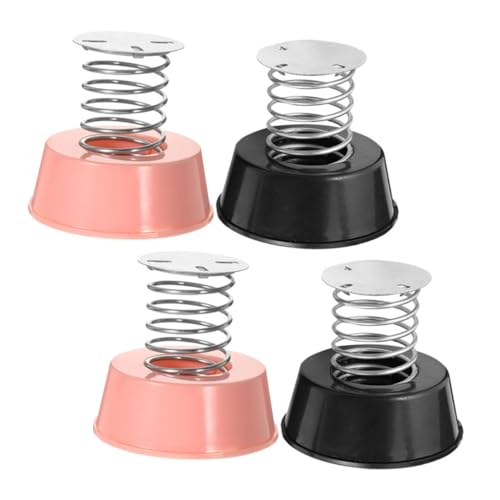 minkissy 4 Stück Teiliges Federbasis für Auto Armaturenbrett Robuste Einfach zu Montierende Doll Spring Base Vielseitig Geeignet für Fahrrad und Elektroroller DIY Dekoration Schwarz von minkissy