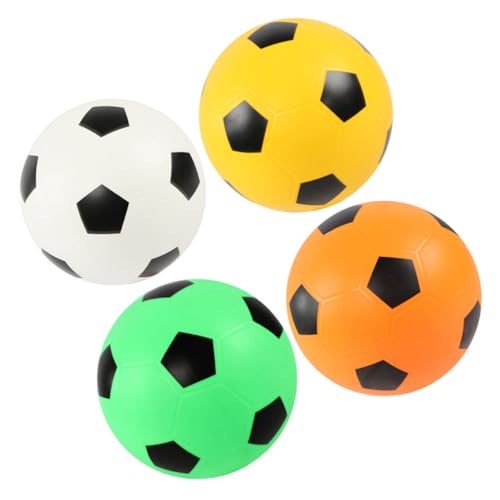 minkissy 4 Stück Teiliges Fußballspielzeug Bunte Softbälle Strapazierfähige Farbige Trainingsbälle für Drinnen und Draußen Sportspielzeug für Jungen und Mädchen minkissy 4 Stück Teiliges Fußballspielzeug Bunte Softbälle Strapazierfähige Farbige Trainingsbälle für Drinnen und Draußen Sportspielzeug für Jungen und Mädchen von minkissy