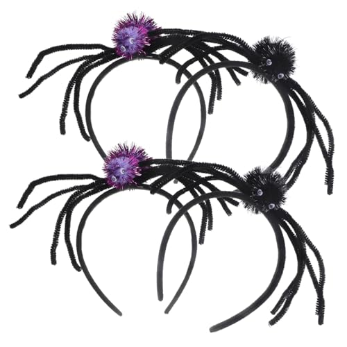 minkissy 4 Stück Teiliges Halloween Stirnband Spinnenkopf Haarreif Cosplay Party Zubehör Schwarz Schwarz Leichtes Verstellbares Haarschmuck Fotorequisite für Halloween Deko und Kostüm minkissy 4 Stück Teiliges Halloween Stirnband Spinnenkopf Haarreif Cosplay Party Zubehör Schwarz Schwarz Leichtes Verstellbares Haarschmuck Fotorequisite für Halloween Deko und Kostüm von minkissy