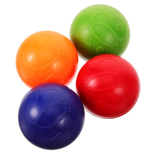 minkissy 4 Stück Teiliges Handmaracas Leichte Rasselbälle aus Robustem Material Farbenfrohe Musikinstrumente für Rhythmusförderung und Musikspielzeug zur Frühkindlichen Bildung von minkissy
