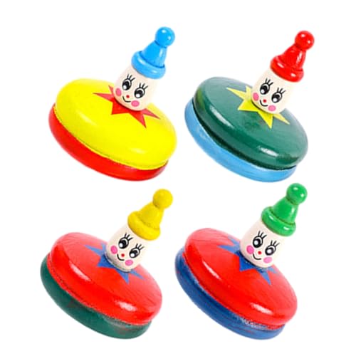 minkissy 4 Stück Teiliges Holz Drehkreisel Farbenfrohes Manuelles Gyro für Stabil Sicher Sensorisches Drehspielzeug für Mädchen und Jungen minkissy 4 Stück Teiliges Holz Drehkreisel Farbenfrohes Manuelles Gyro für Stabil Sicher Sensorisches Drehspielzeug für Mädchen und Jungen von minkissy