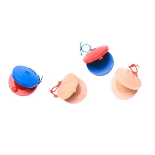 minkissy 4 Stück Teiliges Holz Fingerklapper Musikinstrument Percussion für Frühe Musikalische Bildung Klangvoll Sicher für Kleinkinder Holzfarbe und Blau minkissy 4 Stück Teiliges Holz Fingerklapper Musikinstrument Percussion für Frühe Musikalische Bildung Klangvoll Sicher für Kleinkinder Holzfarbe und Blau von minkissy