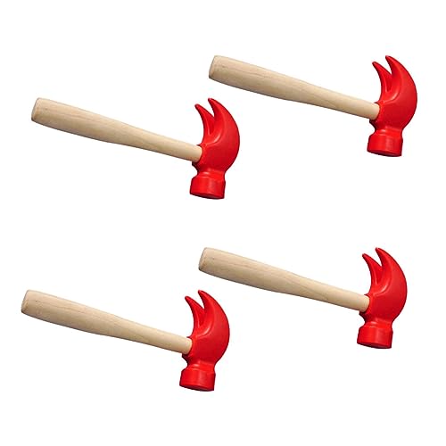 minkissy 4 Stück Teiliges Holzhammer für Robustes Rutschfestes Werkzeugspielzeug Feinmotorik Handliches Sicheres Klopfspielzeug für Jungen und Mädchen minkissy 4 Stück Teiliges Holzhammer für Robustes Rutschfestes Werkzeugspielzeug Feinmotorik Handliches Sicheres Klopfspielzeug für Jungen und Mädchen von minkissy