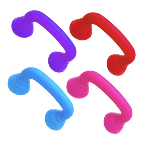 minkissy 4 Stück Teiliges Kindertelefon Sprachtherapie Material für Mädchen Sichere Verstellbare Lautstärke der Sprachentwicklung Fantasievolles Rollenspielzeug Blau und Rot minkissy 4 Stück Teiliges Kindertelefon Sprachtherapie Material für Mädchen Sichere Verstellbare Lautstärke der Sprachentwicklung Fantasievolles Rollenspielzeug Blau und Rot von minkissy