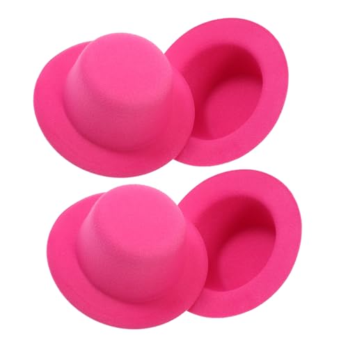 minkissy 4 Stück Teiliges Mini Filzhüte in Pink Miniatur Trachtenhütchen für DIY Basteln Mini Hut Schneemann Puppenhaar-accessoire Kompakt und Vielseitig für Handarbeiten minkissy 4 Stück Teiliges Mini Filzhüte in Pink Miniatur Trachtenhütchen für DIY Basteln Mini Hut Schneemann Puppenhaar-accessoire Kompakt und Vielseitig für Handarbeiten von minkissy