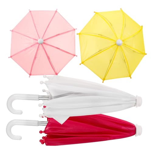 minkissy 4 Stück Teiliges Mini Puppen Regenschirm Stilvolle Miniatur Dekoration für Puppenhäuser Leicht Detailreich Accessoires für DIY Puppenhaus Layouts in Weiß Gelb Rosa minkissy 4 Stück Teiliges Mini Puppen Regenschirm Stilvolle Miniatur Dekoration für Puppenhäuser Leicht Detailreich Accessoires für DIY Puppenhaus Layouts in Weiß Gelb Rosa von minkissy