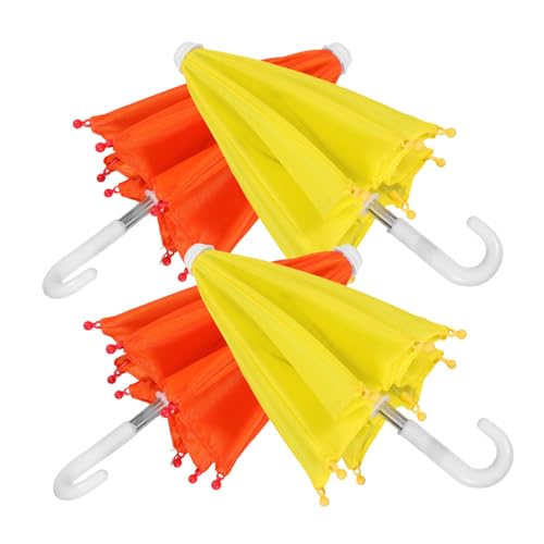 minkissy 4 Stück Teiliges Mini Puppenschirm Offene und Schließbare Mini Regenschirme in Gelb und Orange Robuste Miniatur Sonnenschirme für Puppen Detailreiche Dekoration für Puppenszenen minkissy 4 Stück Teiliges Mini Puppenschirm Offene und Schließbare Mini Regenschirme in Gelb und Orange Robuste Miniatur Sonnenschirme für Puppen Detailreiche Dekoration für Puppenszenen von minkissy
