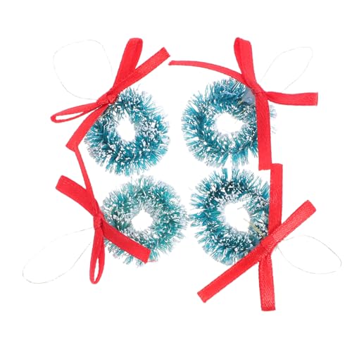 minkissy 4 Stück Teiliges Mini Weihnachtskranz Dekorative Mini Girlanden für Puppenhäuser Klassische Weihnachtsdeko Festliche Ornamente für Kleine Räume minkissy 4 Stück Teiliges Mini Weihnachtskranz Dekorative Mini Girlanden für Puppenhäuser Klassische Weihnachtsdeko Festliche Ornamente für Kleine Räume von minkissy