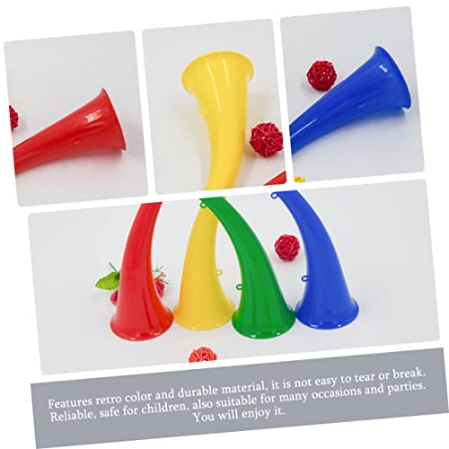 minkissy 4 Stück Teiliges Ox Horn Trompetenspielzeug für Leichte Tragbare Party mit Einzigartigem Ox Horn Design Sanfter Blasinstrument für Kinderfeiern und Jubelaktionen Zufällige Farbe minkissy 4 Stück Teiliges Ox Horn Trompetenspielzeug für Leichte Tragbare Party mit Einzigartigem Ox Horn Design Sanfter Blasinstrument für Kinderfeiern und Jubelaktionen Zufällige Farbe von minkissy