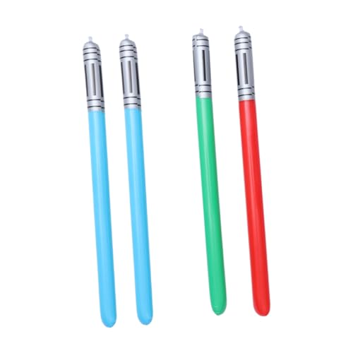 minkissy 4 Stück Teiliges PVC Aufblasbares Lichtschwert Leichtes Partyspielzeug für Sichere Dekoration für Jungen und Mädchen Zufällige Farben für Schulkind Feiern und Zufällige Farbe minkissy 4 Stück Teiliges PVC Aufblasbares Lichtschwert Leichtes Partyspielzeug für Sichere Dekoration für Jungen und Mädchen Zufällige Farben für Schulkind Feiern und Zufällige Farbe von minkissy