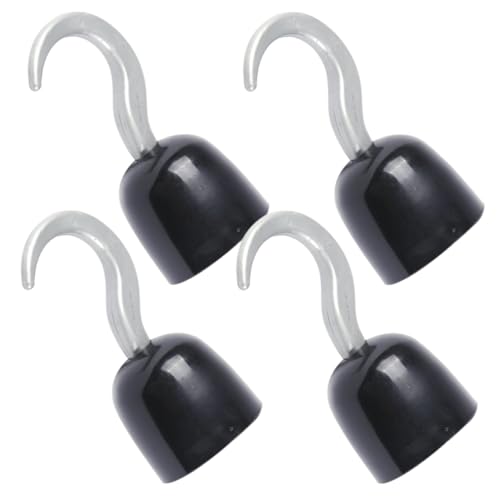 minkissy 4 Stück Teiliges Piratenhaken Kostümzubehör aus Robustem Kunststoff für Kindergeburtstag Halloween und Piraten Party als Cosplay Performance Prop von minkissy