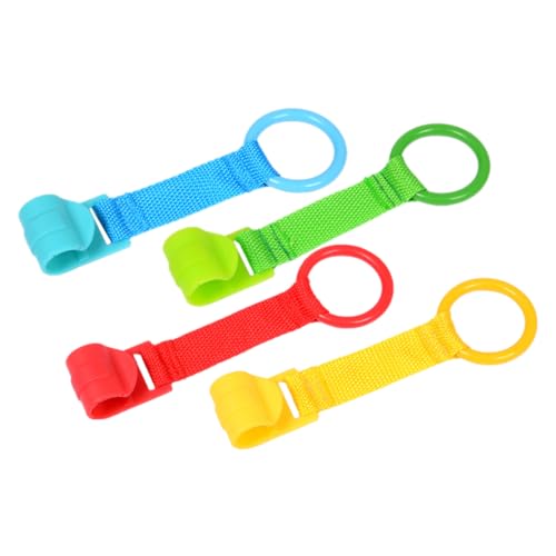 minkissy 4 Stück Teiliges Pull Up Ringe Hängende Ringe für Babybett Lernhilfe für Stehen Leicht und Sicher Blau Grün Rot Gelb minkissy 4 Stück Teiliges Pull Up Ringe Hängende Ringe für Babybett Lernhilfe für Stehen Leicht und Sicher Blau Grün Rot Gelb von minkissy