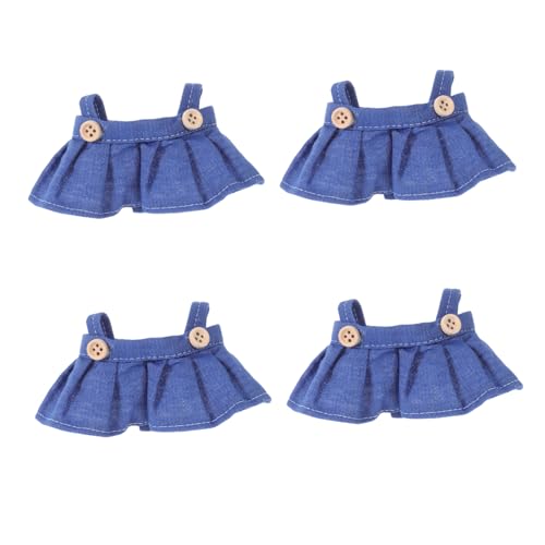 minkissy 4 Stück Teiliges Puppenkleid mit Strapazierfähigem Stoff Süßem Latzkleid und Trendigem Rock Kompatibel für Puppen Bequem und Robust für Rollenspiel und Sammlungen minkissy 4 Stück Teiliges Puppenkleid mit Strapazierfähigem Stoff Süßem Latzkleid und Trendigem Rock Kompatibel für Puppen Bequem und Robust für Rollenspiel und Sammlungen von minkissy