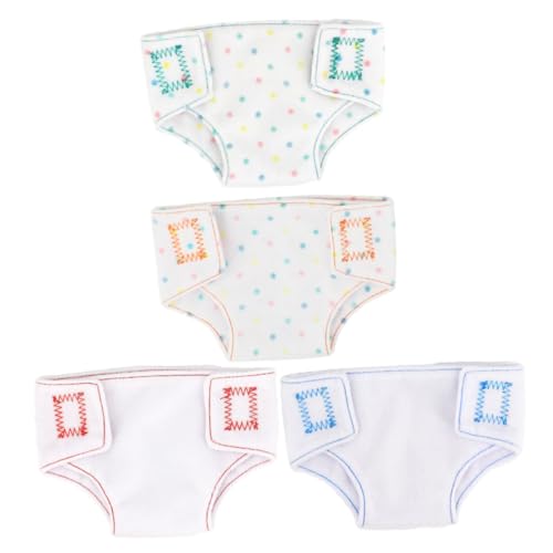 minkissy 4 Stück Teiliges Puppenunterwäsche aus Wiederverwendbare Puppenunterhosen für Puppen DIY Puppenbekleidungszubehör Grün Rot Orange Blau minkissy 4 Stück Teiliges Puppenunterwäsche aus Wiederverwendbare Puppenunterhosen für Puppen DIY Puppenbekleidungszubehör Grün Rot Orange Blau von minkissy
