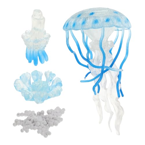 minkissy 4 Stück Teiliges Realistisch Gestaltetes Quallen aus Pädagogisches Meereslebewesen Interaktives Aquarium zur Kognitiven und Fischbecken Verschönerung minkissy 4 Stück Teiliges Realistisch Gestaltetes Quallen aus Pädagogisches Meereslebewesen Interaktives Aquarium zur Kognitiven und Fischbecken Verschönerung von minkissy