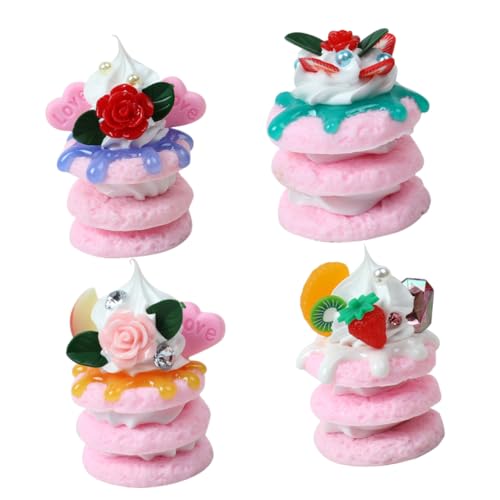 minkissy 4 Stück Teiliges Realistisches Künstliches Dessert Modell Sandwich Keks Dekoration für Küche Fotografie und Bühnenrequisiten Material Leuchtenden Farben minkissy 4 Stück Teiliges Realistisches Künstliches Dessert Modell Sandwich Keks Dekoration für Küche Fotografie und Bühnenrequisiten Material Leuchtenden Farben von minkissy