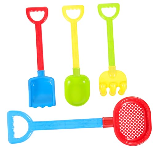 minkissy 4 Stück Teiliges Sandbuddelset Bunte Kunststoffschaufeln Leichte Mini Schaufeln Sandschaufeln für Strandspielzeug Outdoor Party Sommerspaß Zufällige Farbe Zufällige Farbe von minkissy
