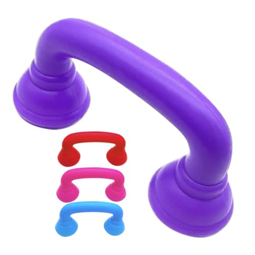 minkissy 4 Stück Teiliges Spielzeugtelefon für Kleinkinder Pädagogisches Lernspielzeug zur Sprachförderung und Sozialen Interaktion Geeignet für Zuhause und Kindergarten aus Kindersicherem von minkissy