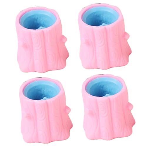 minkissy 4 Stück Teiliges Stress Squeeze Weiches TPR Material Eichhörnchen Design Druckentlastendes für Partygeschenk und Angstlöser Zufällige Farbe Zufällige Farbe von minkissy