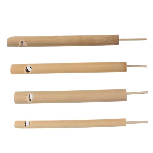 minkissy 4 Stück Teiliges Vogelpfeifen aus Pädagogisches Flöten Instrument mit Kreatives Lernspielzeug Musikalischen Früherziehung und Stressabbau von minkissy
