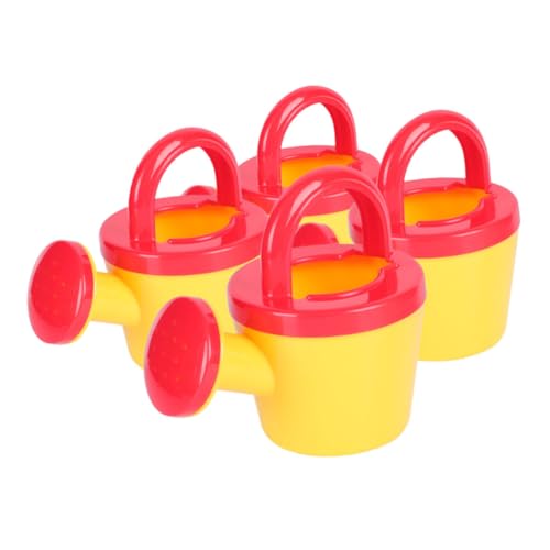 minkissy 4 Stück Teiliges Wasserspielzeug Bunte Kleine Gießkannen aus Kindersicherem als Badewannenspielzeug und Gartengerät Leicht zu Greifen für Kleinkinder und Junge Mädchen von minkissy