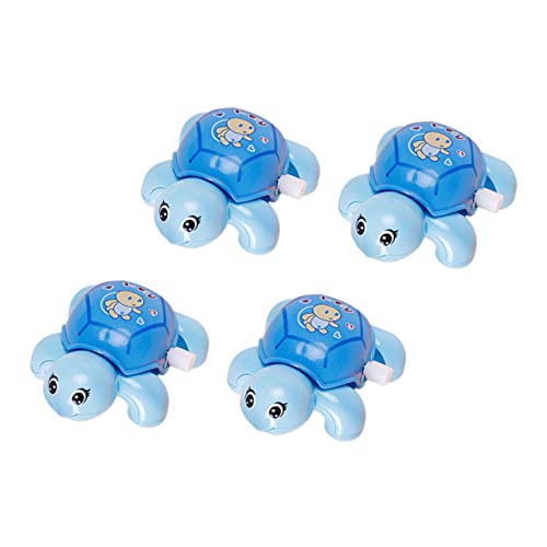minkissy 4 Stück Teiliges Wind Up Niedliche Schildkröten mit Kopf und Schwanzbewegung Kinderfreundlich Sicher Lustiges Lernspielzeug für Kleinkinder und Vorschulkinder Zufällige Farbe von minkissy