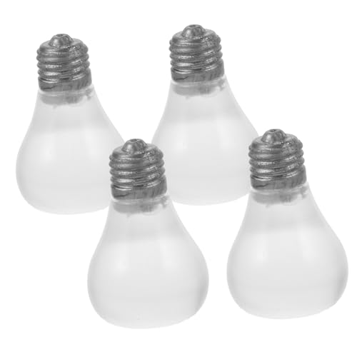 minkissy 4 Stück Weiche Dehnbare Nachtlicht Glühbirnen Quetschbälle mit Leuchtender Oberfläche Stressabbauende Sensorikspielzeuge für Sanfte Sichere Materialien Beruhigendes Glow in The von minkissy