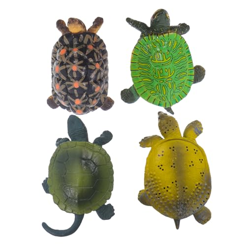 minkissy 4 Stücke Realistische Tierfiguren für Lernspielzeug Tortendekoration und Partygeschenke für Kindergarten und Geburtstagsfeiern von minkissy